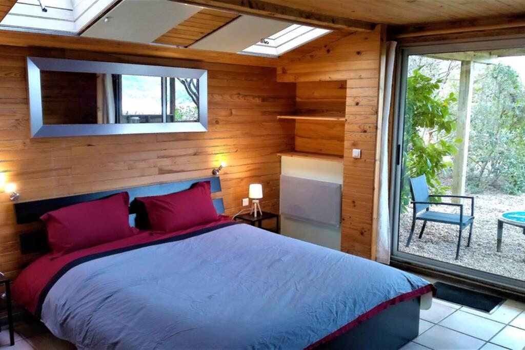 Studio 32M2 - Dans Propriete Avec Vue Imprenable Sur Le Lac Du Salagou Liausson Экстерьер фото